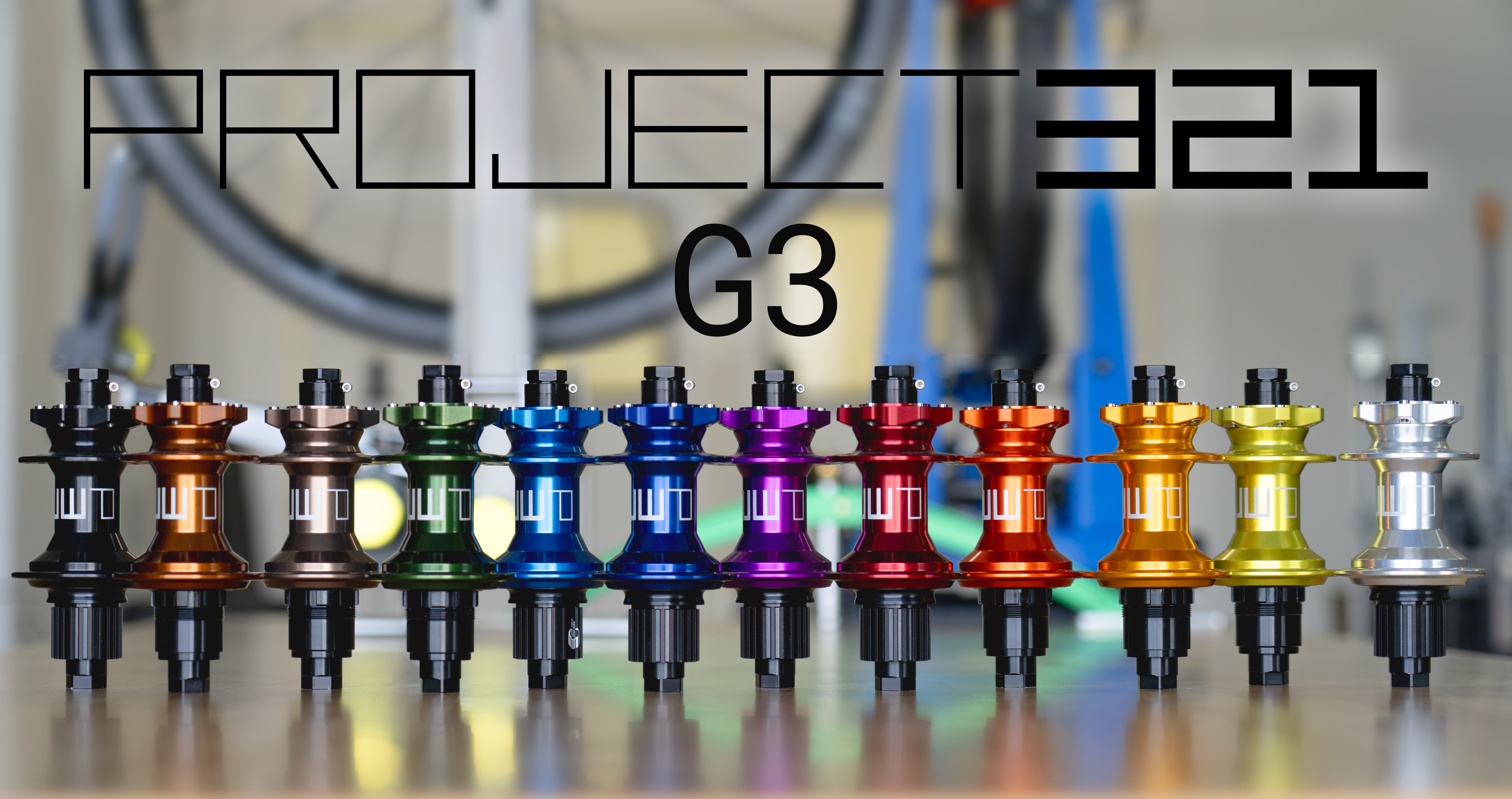 Project 321 all colour hubs