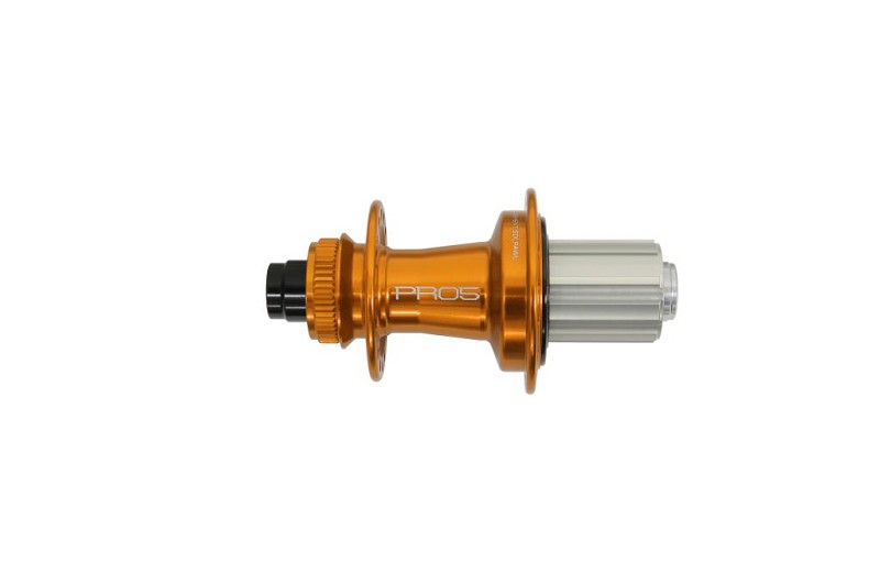 Hope Pro5 C/lock rear 24H Orange 12/142 Shimano